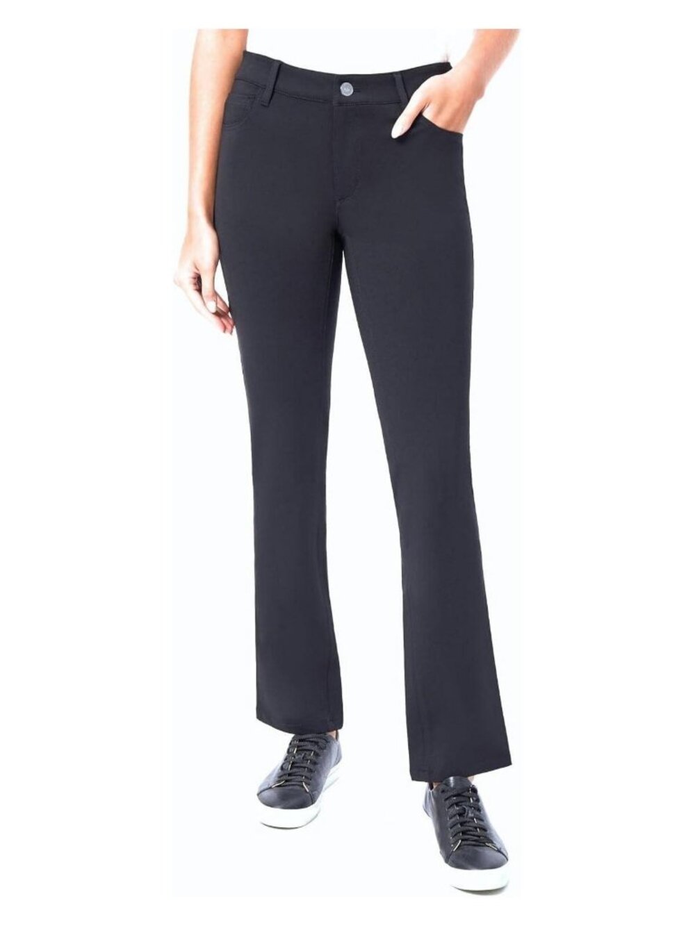 Jones New York Women's Lexington Stretch Compression Pants Black 12